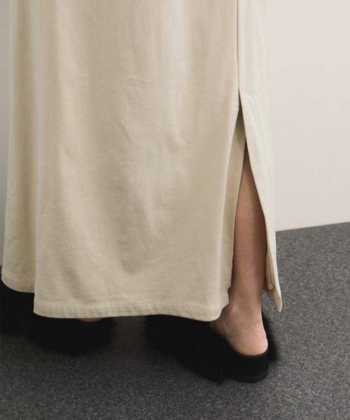 ADAM ET ROPE'（アダムエロペ）の「フェイクスウェードライクジャンパースカート（ジャンパースカート・レディース・キャメル/オフホワイト・FREE）」の16枚目の写真