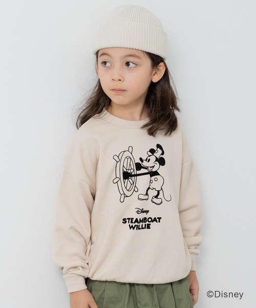 ミッキーマウス フリル付きスウェット　フリーサイズ ミッキーマウス フリル付きスウェット フリーサイズ ミッキー