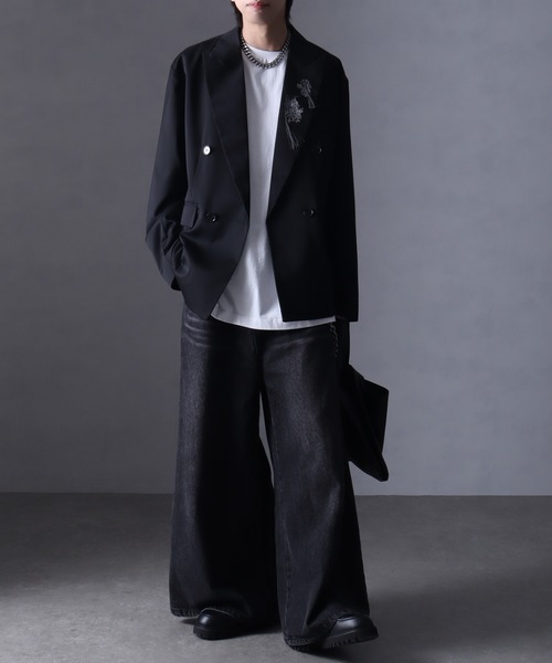 welise(ウェライズ)の「【welise/ウェライズ】グレイスフルTR ラペルエンブロイドフラワー テーラードジャケット(テーラードジャケット・メンズ・ブラック系その他2/ブラック系その他・S/M/L)」の18枚目の写真