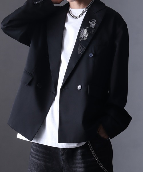 welise(ウェライズ)の「【welise/ウェライズ】グレイスフルTR ラペルエンブロイドフラワー テーラードジャケット(テーラードジャケット・メンズ・ブラック系その他2/ブラック系その他・S/M/L)」の21枚目の写真