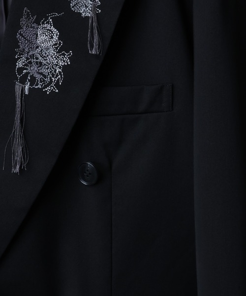 welise(ウェライズ)の「【welise/ウェライズ】グレイスフルTR ラペルエンブロイドフラワー テーラードジャケット(テーラードジャケット・メンズ・ブラック系その他2/ブラック系その他・S/M/L)」の12枚目の写真