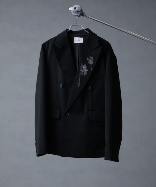 welise/ウェライズ】グレイスフルTR ラペルエンブロイドフラワー