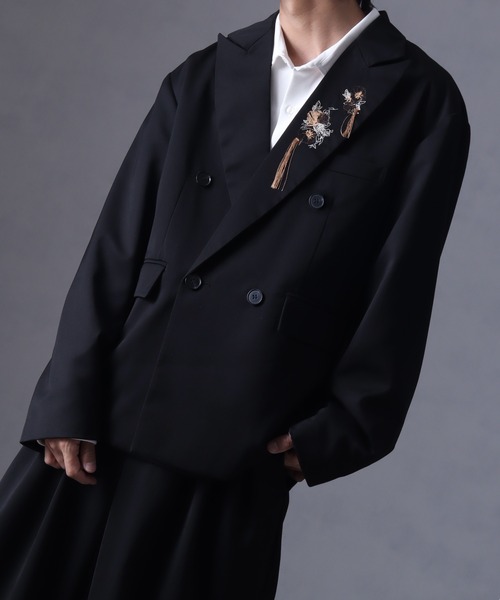 welise(ウェライズ)の「【welise/ウェライズ】グレイスフルTR ラペルエンブロイドフラワー テーラードジャケット(テーラードジャケット・メンズ・ブラック系その他2/ブラック系その他・S/M/L)」の19枚目の写真
