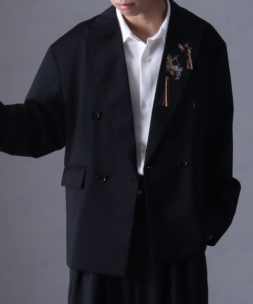 welise(ウェライズ)の「【welise/ウェライズ】グレイスフルTR ラペルエンブロイドフラワー テーラードジャケット(テーラードジャケット・メンズ・ブラック系その他2/ブラック系その他・S/M/L)」の11枚目の写真