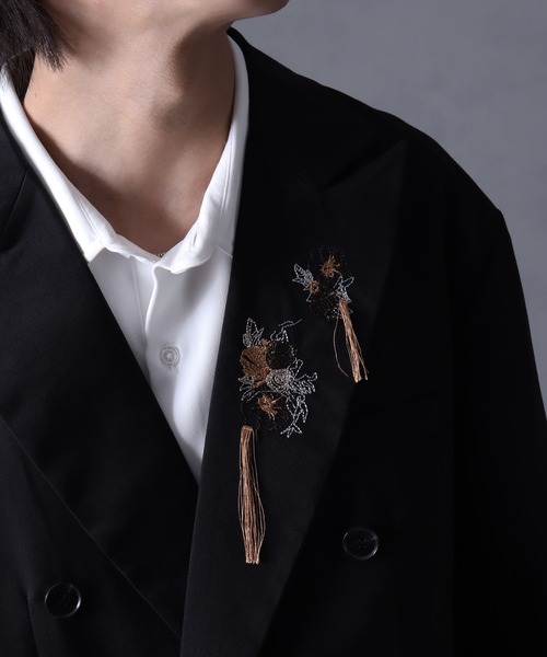 welise(ウェライズ)の「【welise/ウェライズ】グレイスフルTR ラペルエンブロイドフラワー テーラードジャケット(テーラードジャケット・メンズ・ブラック系その他2/ブラック系その他・S/M/L)」の22枚目の写真