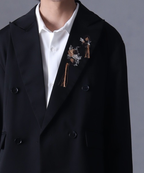 welise(ウェライズ)の「【welise/ウェライズ】グレイスフルTR ラペルエンブロイドフラワー テーラードジャケット(テーラードジャケット・メンズ・ブラック系その他2/ブラック系その他・S/M/L)」の15枚目の写真