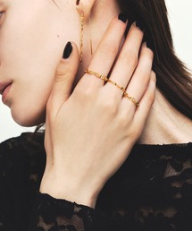 les bonbon（ルボンボン）の「【les bon bon】K18 authentic ring/オーセンティック リング BOB742（リング）」