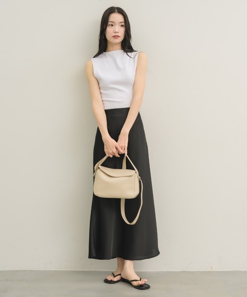 NEUNA(ヌナ)の「2wayスクエアショルダーバッグ(ショルダーバッグ・レディース・ブラック/アイボリー/ベージュ・FREE)」の21枚目の写真