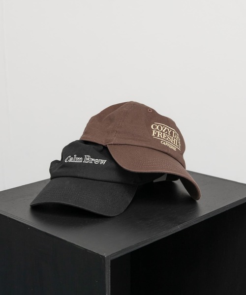 KBF(ケイビーエフ)の「カフェロゴエンブロイダリーCAP(キャップ・レディース・ブラウン/ブラック・ONE)」の11枚目の写真