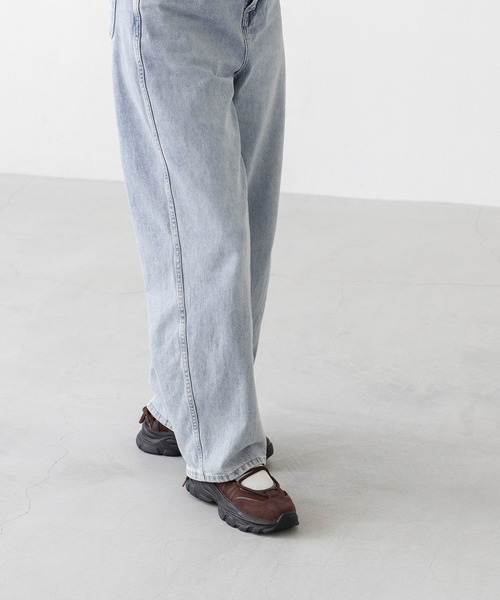 menue（メヌエ）の「レースアップ 厚底 バレエスニーカー（スニーカー・レディース・ブラック/ブラウン/ダークグレー/シルバー・S/M/L/LL）」の19枚目の写真