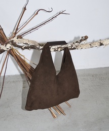 LE TALON | GRISE LEATHER SUEDE TRIANGLE BAG(ハンドバッグ)