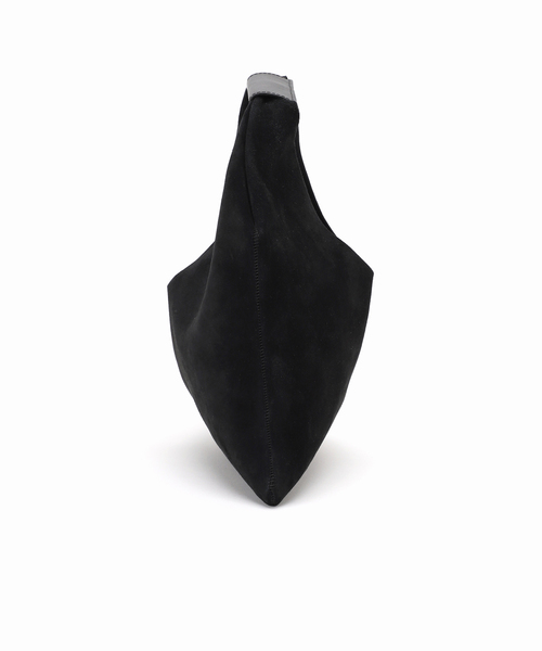 LE TALON（ルタロン）の「GRISE LEATHER SUEDE TRIANGLE BAG（ハンドバッグ・レディース・ブラック/ブラウン・FREE）」の4枚目の写真