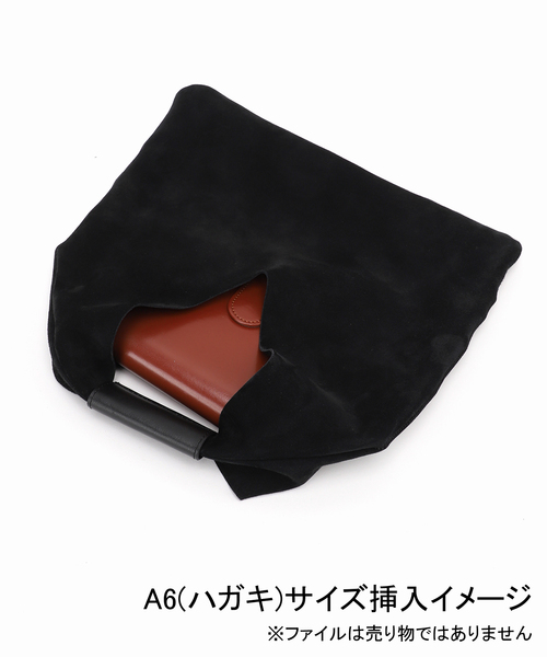 LE TALON（ルタロン）の「GRISE LEATHER SUEDE TRIANGLE BAG（ハンドバッグ・レディース・ブラック/ブラウン・FREE）」の8枚目の写真