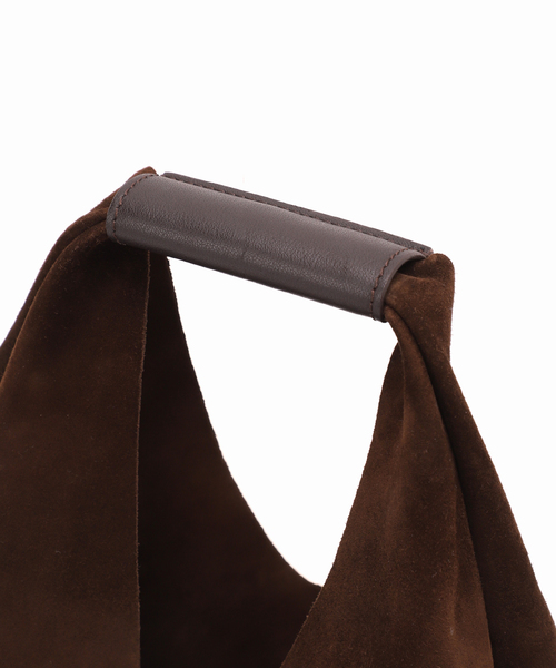 LE TALON（ルタロン）の「GRISE LEATHER SUEDE TRIANGLE BAG（ハンドバッグ・レディース・ブラック/ブラウン・FREE）」の10枚目の写真
