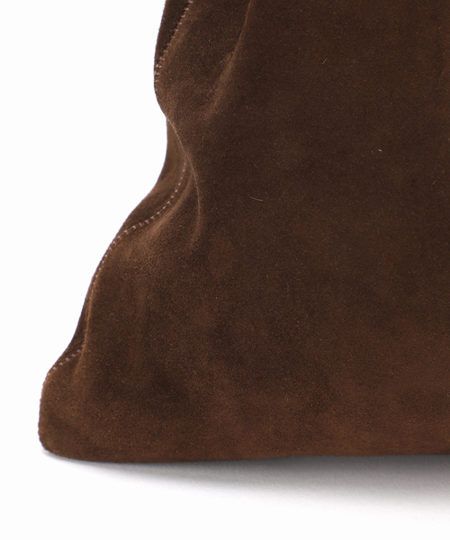 LE TALON（ルタロン）の「GRISE LEATHER SUEDE TRIANGLE BAG（ハンドバッグ・レディース・ブラック/ブラウン・FREE）」の12枚目の写真
