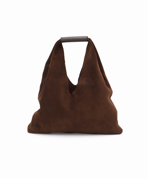 LE TALON（ルタロン）の「GRISE LEATHER SUEDE TRIANGLE BAG（ハンドバッグ・レディース・ブラック/ブラウン・FREE）」の14枚目の写真