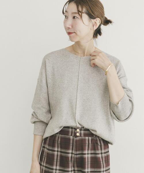 洗濯可』アウトリンキングVネックニット（ニット/セーター）｜ITEMS