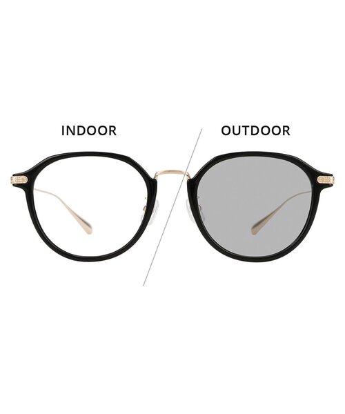 UNITED ARROWS（ユナイテッドアローズ）の「【WEB限定】Zoff｜UNITED ARROWS｜ボストン型 調光サングラス｜紫外線で色が変わる 紫外線対策 UVカット ユニセックス ユナイテッドアローズ（サングラス・レディース・ブラック/ブラウン・FREE）」の8枚目の写真