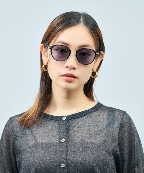 UNITED ARROWS（ユナイテッドアローズ）の「【WEB限定】Zoff｜UNITED ARROWS｜ボストン型 調光サングラス｜紫外線で色が変わる 紫外線対策 UVカット ユニセックス ユナイテッドアローズ（サングラス・レディース・ブラック/ブラウン・FREE）」の17枚目の写真