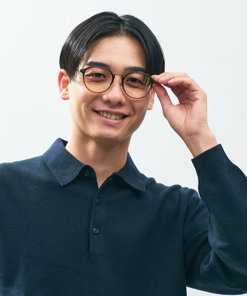 UNITED ARROWS（ユナイテッドアローズ）の「【WEB限定】Zoff｜UNITED ARROWS｜ボストン型 調光サングラス｜紫外線で色が変わる 紫外線対策 UVカット ユニセックス ユナイテッドアローズ（サングラス・レディース・ブラック/ブラウン・FREE）」の3枚目の写真