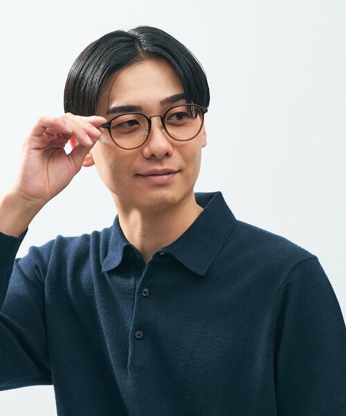 UNITED ARROWS（ユナイテッドアローズ）の「【WEB限定】Zoff｜UNITED ARROWS｜ボストン型 調光サングラス｜紫外線で色が変わる 紫外線対策 UVカット ユニセックス ユナイテッドアローズ（サングラス・レディース・ブラック/ブラウン・FREE）」の4枚目の写真