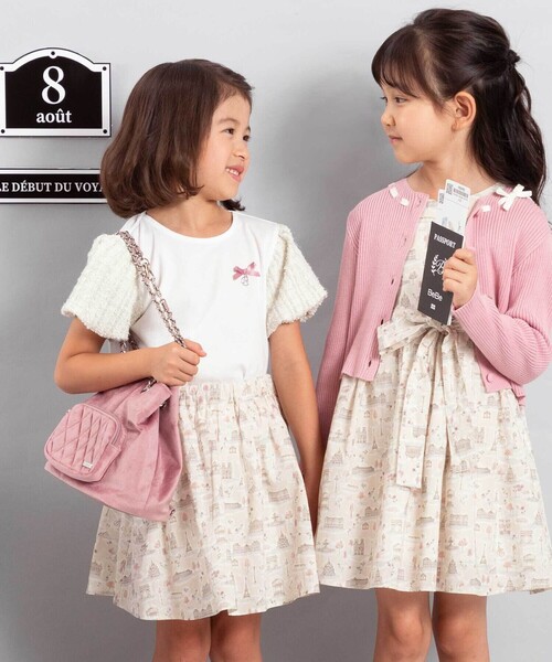 キルティングベロア2wayバケットバッグ（ショルダーバッグ