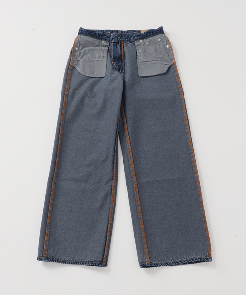 NEEDBY heritage(ニードバイヘリテージ)の「NEED by heritage/ニードバイヘリテージ MAYA(デニムパンツ・レディース・ネイビー・SMALL/X-SMALL/XX-SMALL)」の9枚目の写真