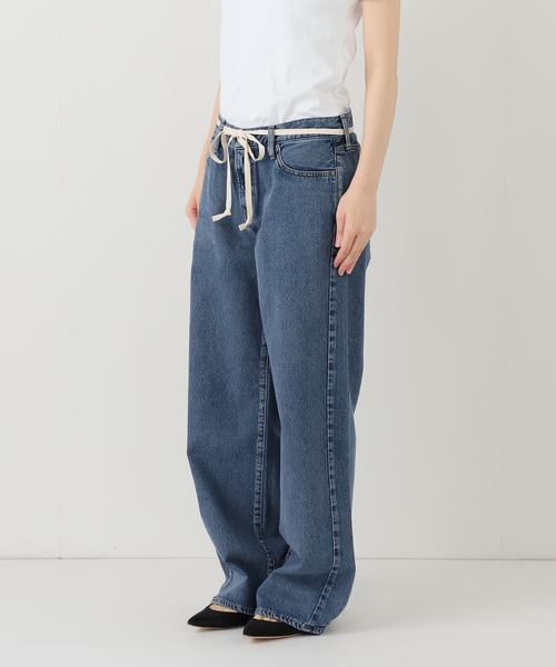 NEEDBY heritage(ニードバイヘリテージ)の「NEED by heritage/ニードバイヘリテージ MAYA(デニムパンツ・レディース・ネイビー・SMALL/X-SMALL/XX-SMALL)」の3枚目の写真