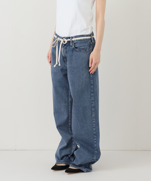 NEEDBY heritage(ニードバイヘリテージ)の「NEED by heritage/ニードバイヘリテージ MAYA(デニムパンツ・レディース・ネイビー・SMALL/X-SMALL/XX-SMALL)」の2枚目の写真
