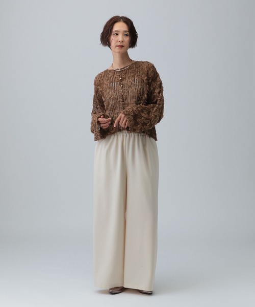 LEPSIM（レプシィム）の「ニュアンス柄カーディガン　582432（カーディガン/ボレロ・レディース・ブラック/アイボリー/ブラウン・FREE）」の19枚目の写真