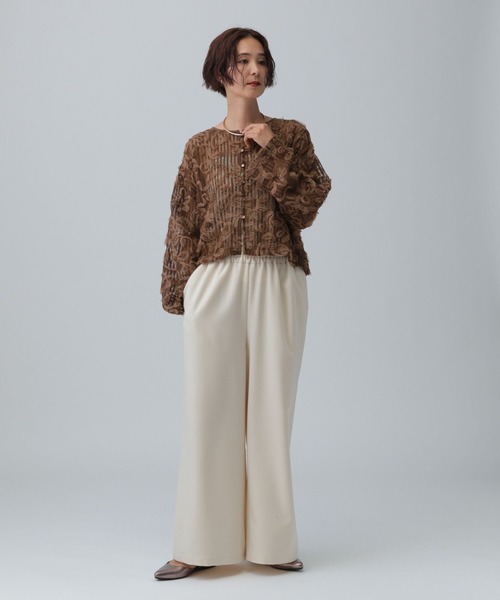 LEPSIM（レプシィム）の「ニュアンス柄カーディガン　582432（カーディガン/ボレロ・レディース・ブラック/アイボリー/ブラウン・FREE）」の20枚目の写真