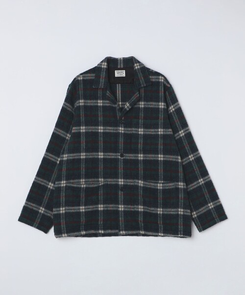 SHIPS(シップス)の「SHIPS: AUTHENTIC シャギー ネル シャツ ジャケット(その他アウター・メンズ・オリーブ/ネイビー・SMALL/LARGE/MEDIUM)」の5枚目の写真