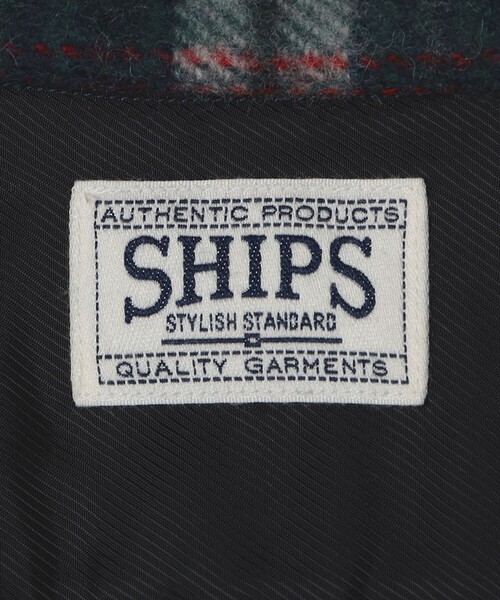 SHIPS(シップス)の「SHIPS: AUTHENTIC シャギー ネル シャツ ジャケット(その他アウター・メンズ・オリーブ/ネイビー・SMALL/LARGE/MEDIUM)」の8枚目の写真