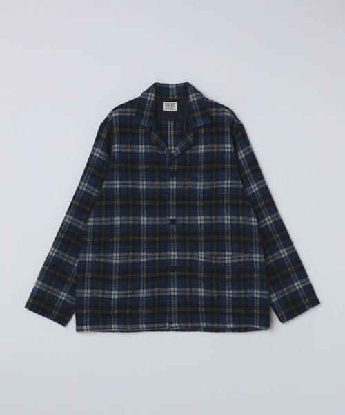 SHIPS(シップス)の「SHIPS: AUTHENTIC シャギー ネル シャツ ジャケット(その他アウター・メンズ・オリーブ/ネイビー・SMALL/LARGE/MEDIUM)」の11枚目の写真