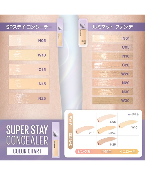 メイベリン SPステイ コンシーラー（コンシーラー）｜MAYBELLINE NEW