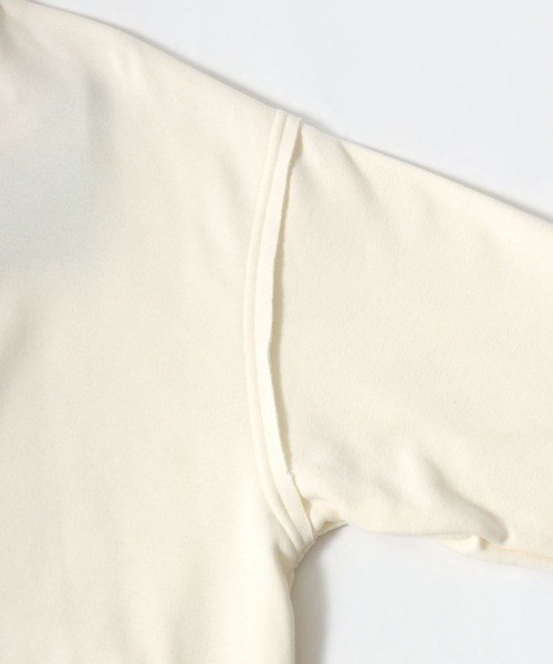 DISCUS ATHLETIC（ディスカス　アスレチック）の「DISCUS ATHLETIC（ディスカスアスレチック）裏起毛フリース カットオフ スウェットトレーナー レディース（スウェット・レディース・ミント/アイボリー/ブラック/グレー・M/L）」の6枚目の写真