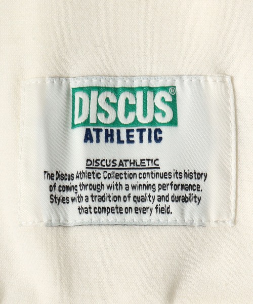 DISCUS ATHLETIC（ディスカス　アスレチック）の「DISCUS ATHLETIC（ディスカスアスレチック）裏起毛フリース カットオフ スウェットトレーナー レディース（スウェット・レディース・ミント/アイボリー/ブラック/グレー・M/L）」の12枚目の写真