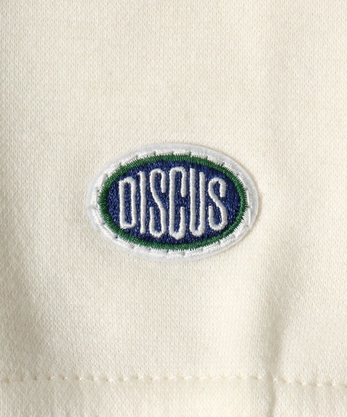 DISCUS ATHLETIC（ディスカス　アスレチック）の「DISCUS ATHLETIC（ディスカスアスレチック）裏起毛フリース カットオフ スウェットトレーナー レディース（スウェット・レディース・ミント/アイボリー/ブラック/グレー・M/L）」の11枚目の写真