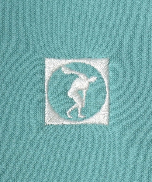 DISCUS ATHLETIC（ディスカス　アスレチック）の「DISCUS ATHLETIC（ディスカスアスレチック）裏起毛フリース カットオフ スウェットトレーナー レディース（スウェット・レディース・ミント/アイボリー/ブラック/グレー・M/L）」の21枚目の写真