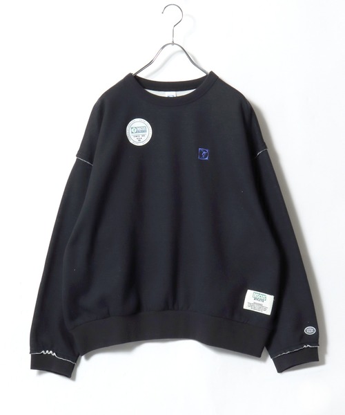 DISCUS ATHLETIC（ディスカス　アスレチック）の「DISCUS ATHLETIC（ディスカスアスレチック）裏起毛フリース カットオフ スウェットトレーナー レディース（スウェット・レディース・ミント/アイボリー/ブラック/グレー・M/L）」の13枚目の写真