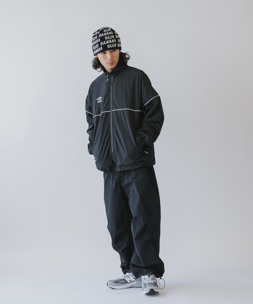 アンブロ　ナイロンジャケット　XL ブラック umbro（アンブロ） ナイロンジャケット × BLACK LABEL SET-UP FIELD