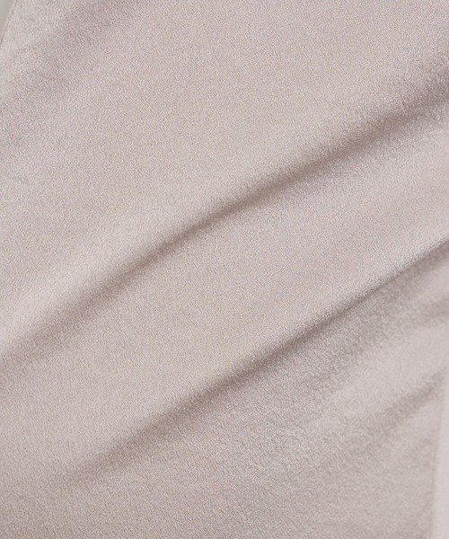 qualite(カリテ)の「ジョーゼットサテンワイドパンツ/バーガンディ/バレルパンツ(その他パンツ・レディース・ボルドー/ピンクベージュ/ブラック・36/38)」の22枚目の写真