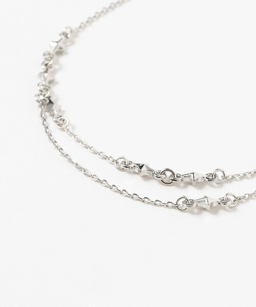 Ray BEAMS(レイビームス)の「【7/31値下げ】スター チェーン レイヤー ネックレス(ネックレス・レディース・シルバー/ゴールド・ONE SIZE)」の3枚目の写真