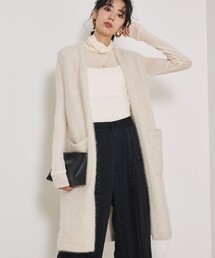 qualite | 【大人気ジレが今季verに!】フォックスカシミアロングジレ(ベスト)