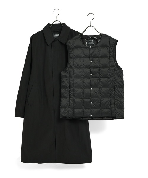 美品　TAION CR バルカラーコート ダウンベスト2XL 収納袋 3way TAION（タイオン）】〈ユニセックス〉CR バルカラーコート(+ダウン