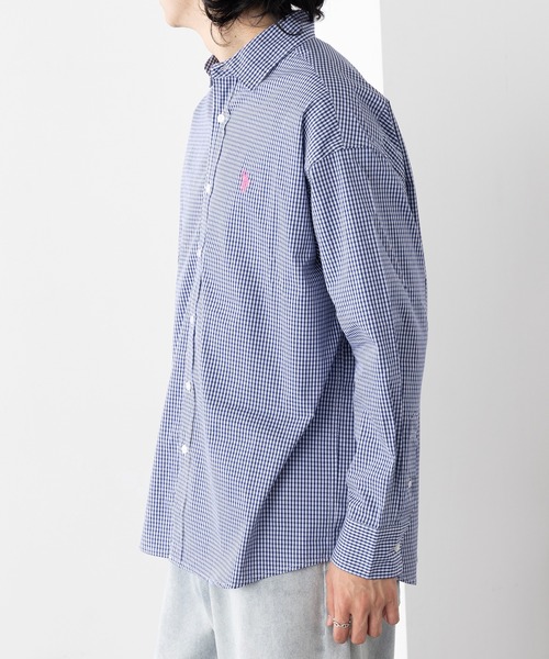 U.S. POLO ASSN.（ユーエスポロアッスン）の「【U.S. POLO ASSN.】ワンポイントロゴ ポニー刺繍 レギュラーカラーロングシャツ REGULAR COLLAR LONG SLEEV（シャツ/ブラウス・メンズ・ライトブルー/ネイビー・S/M/L）」の19枚目の写真