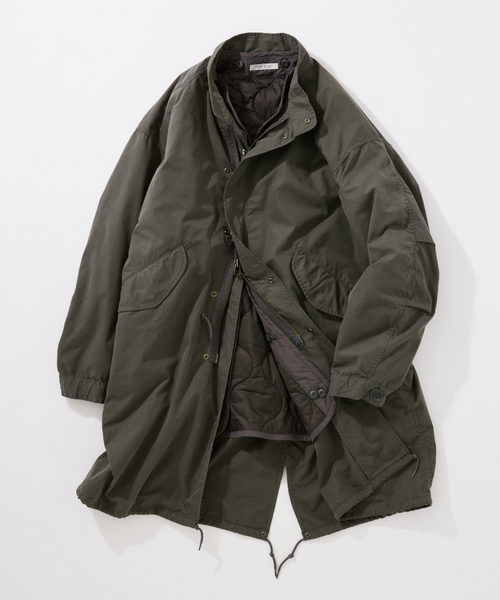 M65 フィッシュテールパーカー ガーメント ダイ / ライナー付き