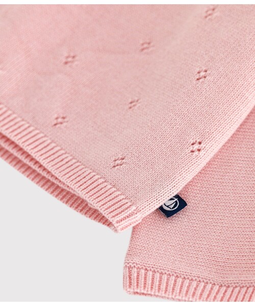 PETIT BATEAU（プチバトー）の「カーディガン（カーディガン/ボレロ・キッズ・オフホワイト/ライトピンク/ライトブルー・6MONTH/12MONTH/18MONTH）」の6枚目の写真