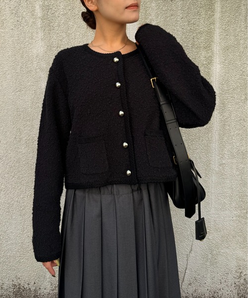 DRAW(ドロー) / ツイードニットカーディガン（ニット/セーター）｜DRAW