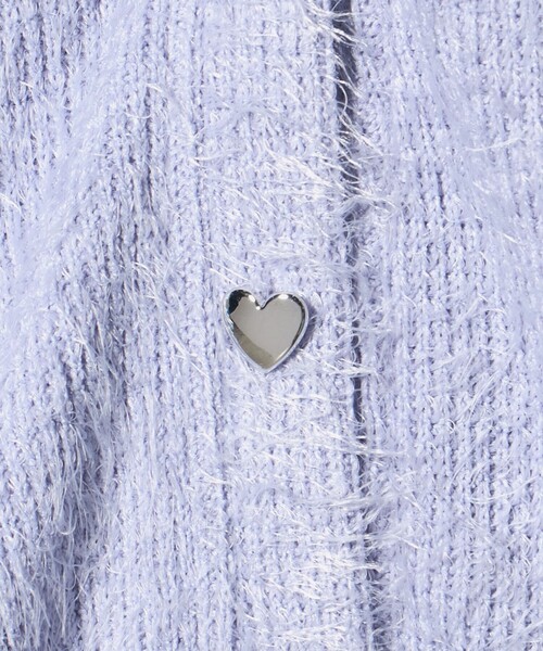 green label relaxing（グリーンレーベルリラクシング）の「シャギー カーディガン / キッズ  120cm-160cm（カーディガン/ボレロ・キッズ・ブラック/ライラック・160cm/140cm/130cm/120cm/150cm）」の18枚目の写真